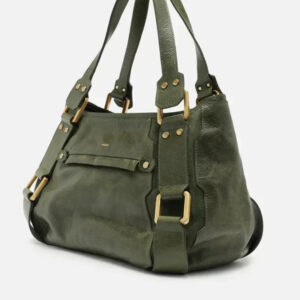 Bolsa Tote Verde Couro Gretha Grande