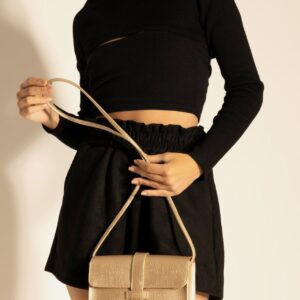 Bolsa Tiracolo Dourada Betina Pequena